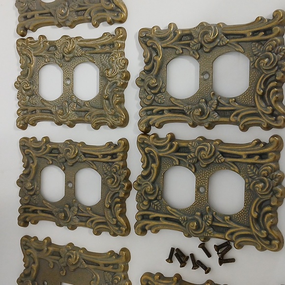 Vintage looking electrical plate covers seven pieces - Picture 6 of 6